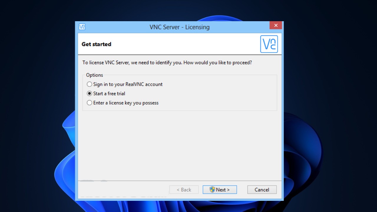 VNC Viewer Screenshot 2